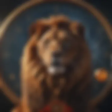 Astrological Insights: The Position of Leo Astrological chart highlighting Leo's position and elements.