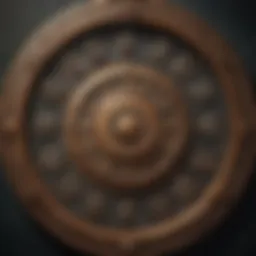 Intricate zodiac wheel showcasing various signs and their meanings