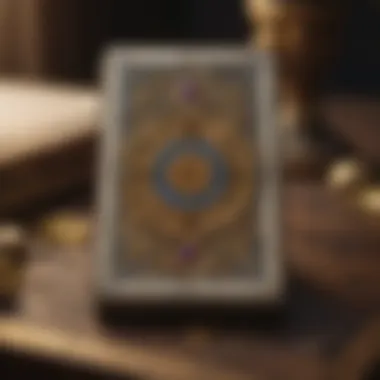 Exploring Tarot Card Meanings An open book with tarot card meanings and illustrations