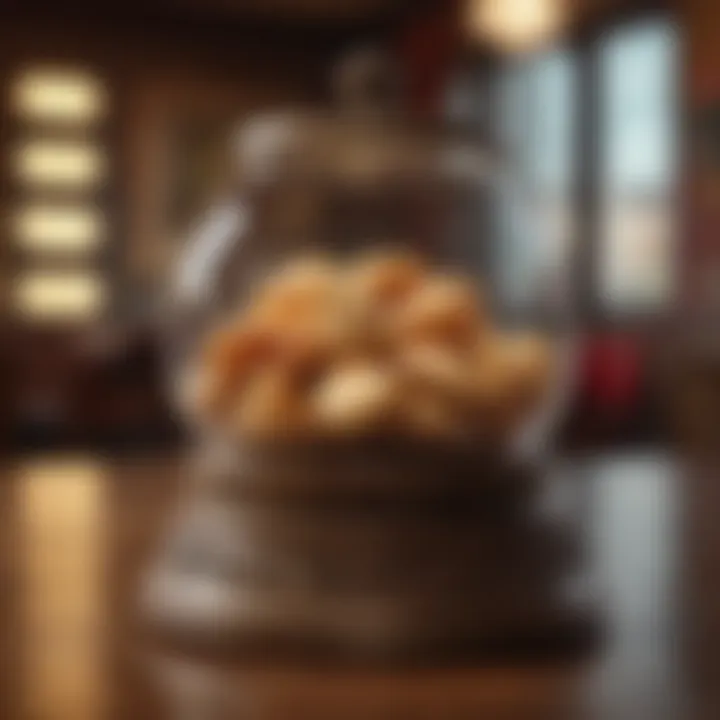 An old Chinese restaurant with a vintage fortune cookie dispenser