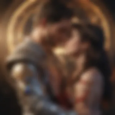 Astrological Connections in Relationships Cosmic elements symbolizing relationships and connections