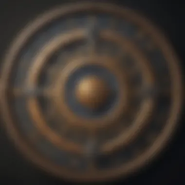 Astrological Wheel of Zodiac Months An astrological wheel illustrating the connections between zodiac months